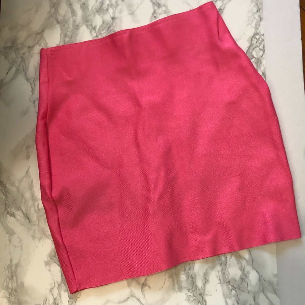 Urban Outfitters Bright Pink Mini Bodycon Skirt